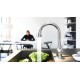Jednouchwytowa bateria zlewozmywakowa, DN15. GROHE, Zedra. Chrom
