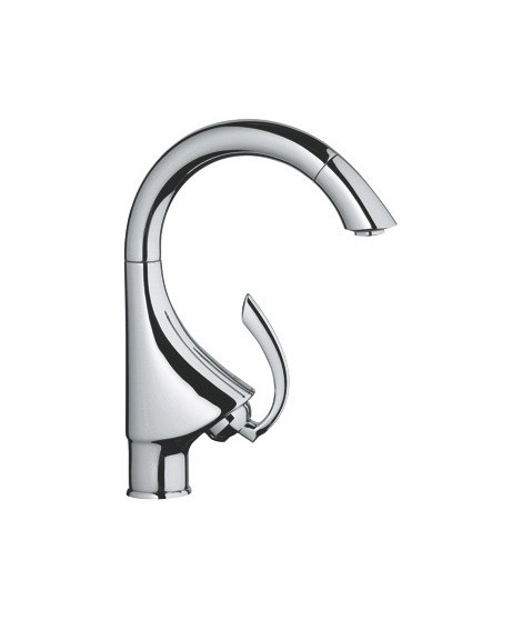 Jednouchwytowa bateria zlewozmywakowa, DN15. GROHE, K4. Chrom