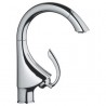 Jednouchwytowa bateria zlewozmywakowa, DN15. GROHE, K4. Chrom