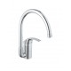Jednouchwytowa bateria zlewozmywakowa, DN15. GROHE . Eurosmart . Chrom