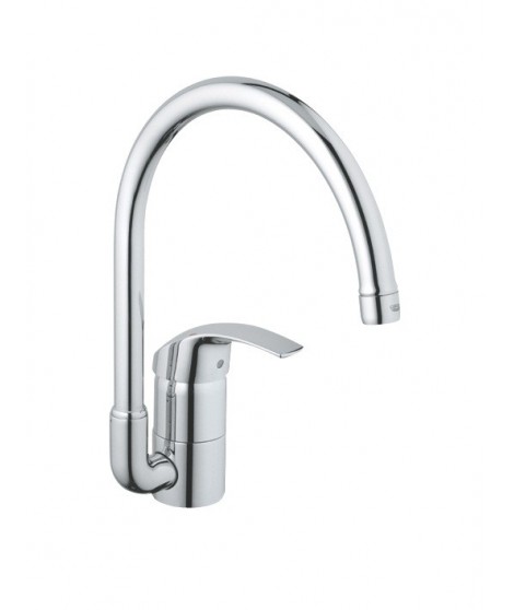 Jednouchwytowa bateria zlewozmywakowa, DN15. GROHE . Eurosmart . Chrom