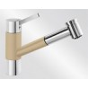 Bateria zlewozmywakowa szampan/chrom BLANCO TIVO-S
