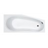 Wanna asymetryczna 70x160cm SANPLAST WAL(P)/AS biały ew. prawa