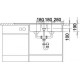 Zlewozmywak kawowy BLANCO CLASSIC 8 S.116x51