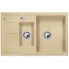 Zlewozmywak szampan BLANCO METRA 6 S Compact . 78x50