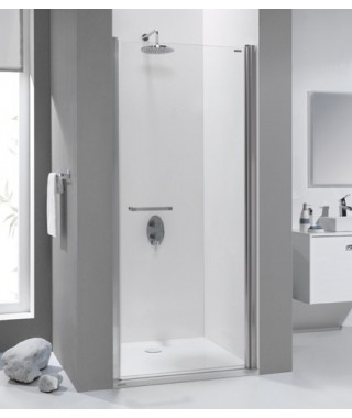 Drzwi prysznicowe 80x195cm SANPLAST DJ/PRIII-80-S. profil srebrny matowy. wzór szyby W0