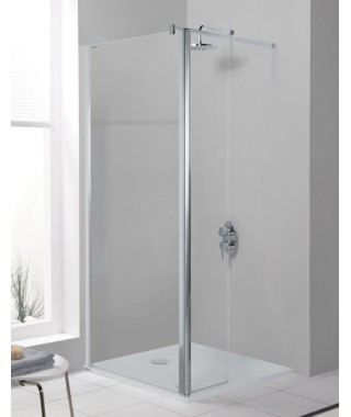 Ścianka Walk-In 120x120x198cm SANPLAST PR2/PRIII-120-S profil biały ew. wzór szyby W0