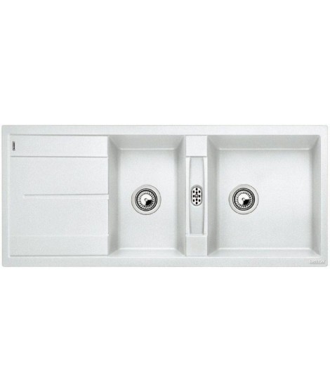 Zlewozmywak biały BLANCO METRA 8 S . 116x50