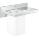 Półka ze szklanką, GROHE Allure Brilliant, Chrom