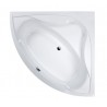 Wanna symetryczna 140x140cm +SP SANPLAST WS-kpl-AVII/EX biały ew