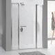 Ścianka dodatkowa 34.3x195cm SANPLAST SS2/PRIII-30-S profil biały ew. wzór szyby W0