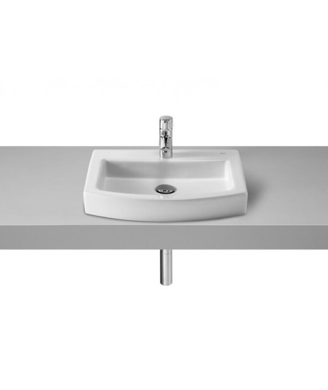 Umywalka ROCA HALL TOP 52 nablatowa z powłoką maxi clean