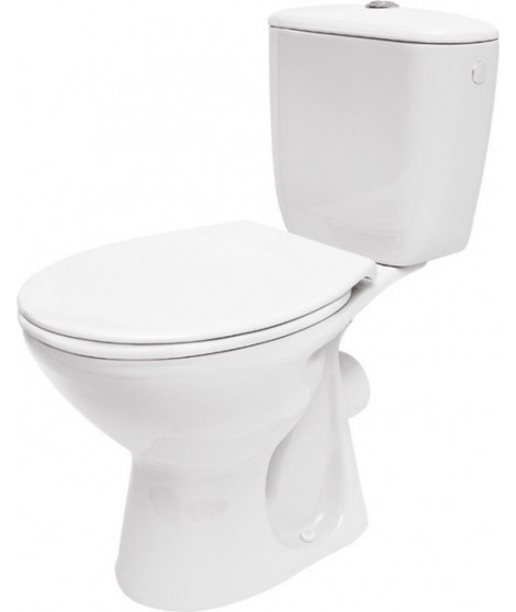 WC kompakt CERSANIT PRESIDENT odpływ poziomy + deska polipropylen