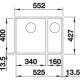 Zlewozmywak antracyt BLANCO SUBLINE 340/160-F. 55x43