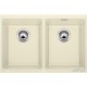 Zlewozmywak jaśmin BLANCO SUBLINE 350/350-U. 75x46 (bez korka aut.)