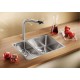 Zlewozmywak stalowy BLANCO ANDANO 340/180-IF , 58x44 (bez korka aut.) P