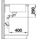 Zlewozmywak stalowy BLANCO ANDANO 400/400-IF , 86x44 (bez korka aut.)
