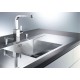 Zlewozmywak stalowy BLANCO FLOW 5 S-IF, 116x51