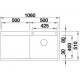 Zlewozmywak stalowy BLANCO FLOW XL 6 S-IF, 106x51