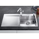Zlewozmywak stalowy BLANCO FLOW XL 6 S-IF, 106x51