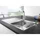 Zlewozmywak stalowy BLANCO FLOW XL 6 S-IF, 106x51