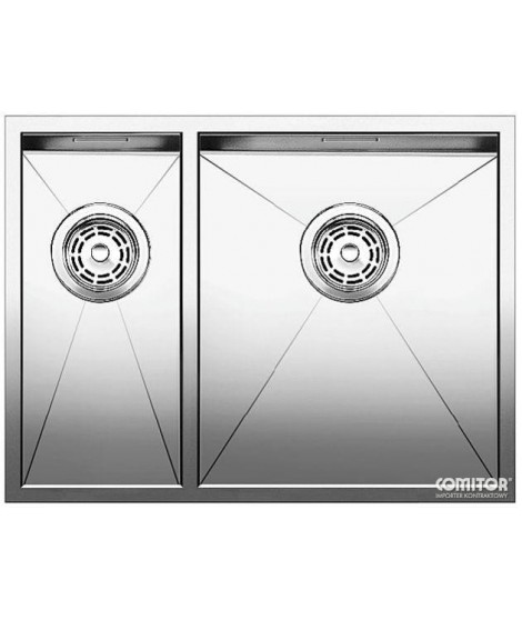 Zlewozmywak stalowy BLANCO ZEROX 340/180-U, 58x44 (bez korka aut.)P