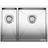 Zlewozmywak stalowy BLANCO ZEROX 340/180-U, 58x44 (bez korka aut.)P