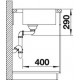 Zlewozmywak stalowy BLANCO ANDANO 500-IF/A , 54x50