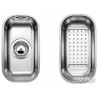 Zlewozmywak stalowy BLANCO SUPRA 160-U, 18x32 (z odsączka stal)
