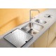 Zlewozmywak stalowy BLANCO SUPRA 160-U, 18x32 (z odsączka stal)