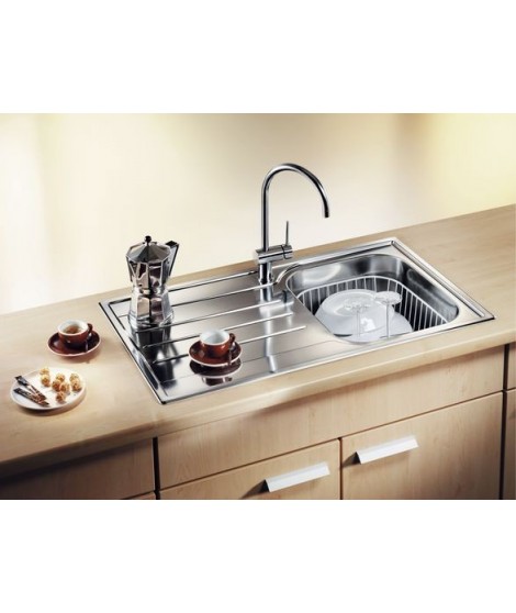 Zlewozmywak stalowy szczotkowany BLANCO MEDIAN 45 S, 86x50 L