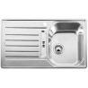Zlewozmywak stalowy szczotkowany BLANCO LANTOS 45 S, 86x50 (bez korka aut.)