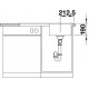 Zlewozmywak stalowy BLANCO MEDIAN 45 S-IF, 86x50 L