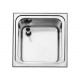 Zlewozmywak stalowy matowy BLANCO TOP EE, 50x50