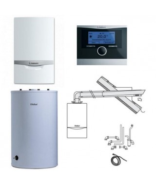 Vaillant Pakiet ecoTEC VC plus 256/5-5 + VIH R 150 + multiMATIC 700 + zestaw przez ścianę 0010018084