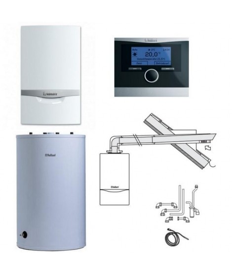 Vaillant Pakiet ecoTEC VC plus 306/5-5 + VIH R 150 + multiMATIC 700 + zestaw przez ścianę 0010018101