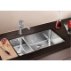 Zlewozmywak stalowy BLANCO ANDANO 500/180-U , 75x44 (bez korka aut.) P