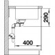 Zlewozmywak stalowy BLANCO ANDANO 500/180-U , 75x44 (bez korka aut.) P