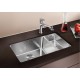 Zlewozmywak stalowy BLANCO ANDANO 500/180-U , 75x44 (bez korka aut.) L
