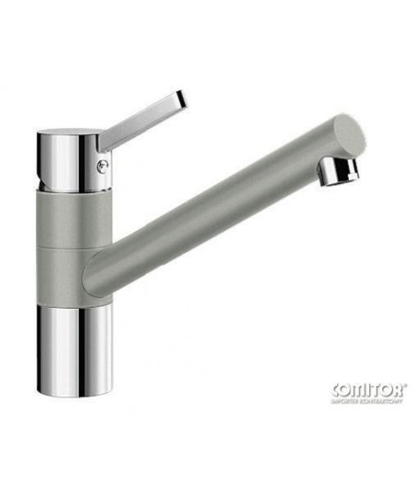 Bateria zlewozmywakowa perłowoszary/chrom BLANCO TIVO