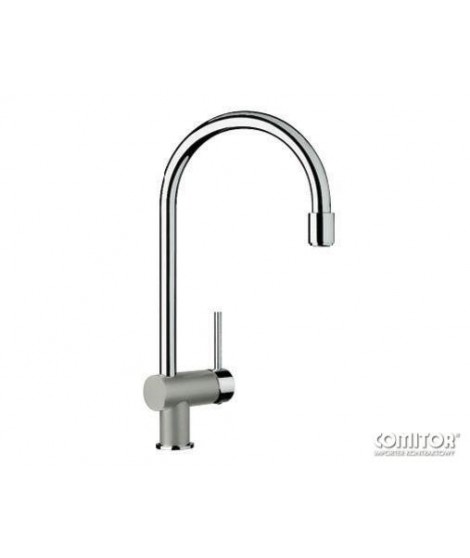 Bateria zlewozmywakowa perłowoszary/chrom BLANCO FILO-S