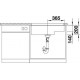 Zlewozmywak perłowoszary BLANCO SUBLINE 700-U Level. 73x46 (bez korka aut.)