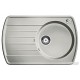 Zlewozmywak perłowoszary BLANCO RONDOVAL 45 S. 78x50