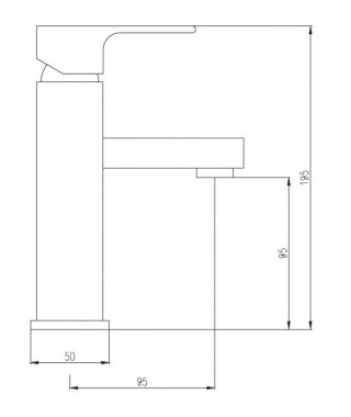 Bateria umywalkowa NEO QUADRATO