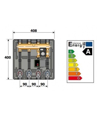 EA 145 kompaktowy moduł hydrauliczny dla 2 obiegów grzewczych DE DIETRICH