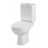 WC kompakt CERSANIT FACILE 3/6L poziomy + deska wolnoopadajaca