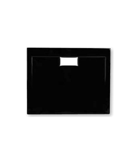 Brodzik prostokątny POLIMAT 100 x 80 x 3 x 4,5 cm COMFORT black mat