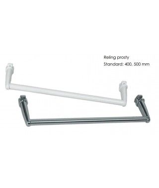 Reling prosty 50cm GORGIEL biały