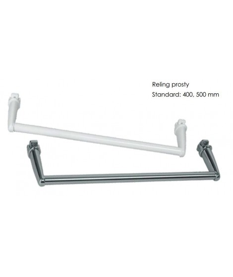 Reling prosty 50cm GORGIEL biały