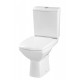 WC kompakt CERSANIT CARINA 3/6L poziomy + deska wolnoopadajaca K31-014